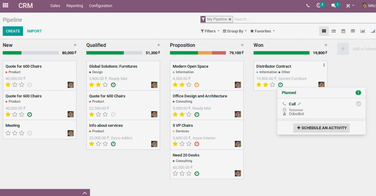 Odoo CRM Integration