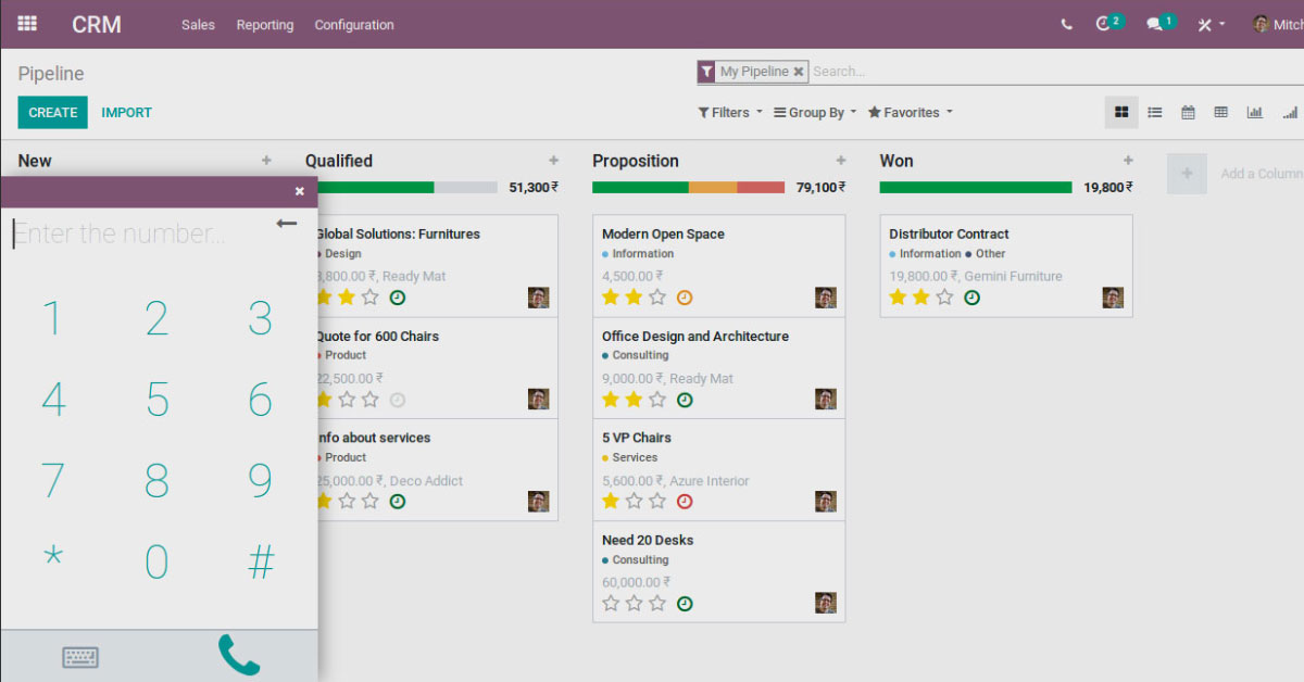 Odoo CRM Integration