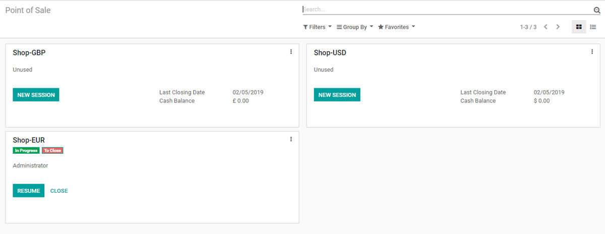 Odoo's Point of Sales Module