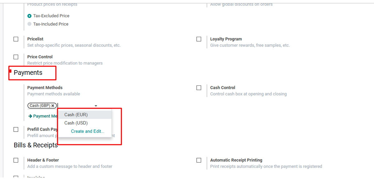 Odoo's Point of Sales Module