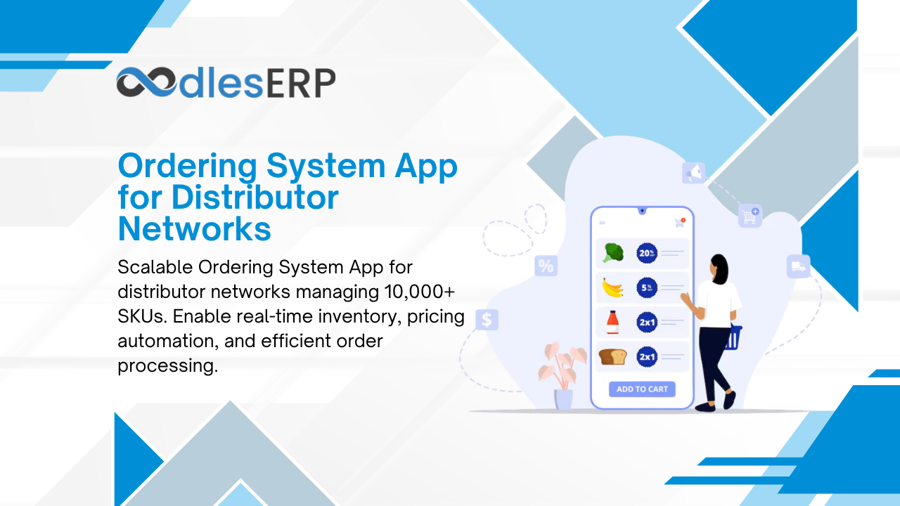 Ordering System App for Distributor Networks